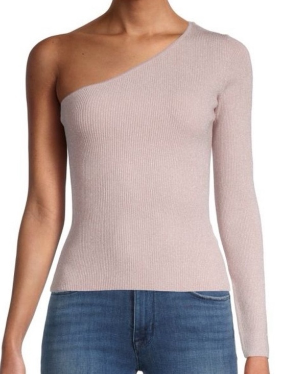 Sweaters - NWT Bailey 44 Anaya One Shoulder Bodycon Sweater Pink size M